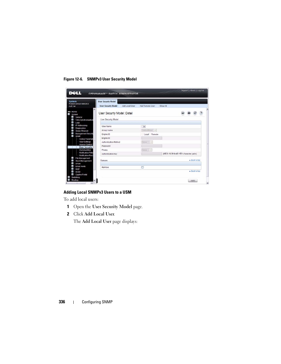 Dell POWEREDGE M1000E User Manual | Page 336 / 1246