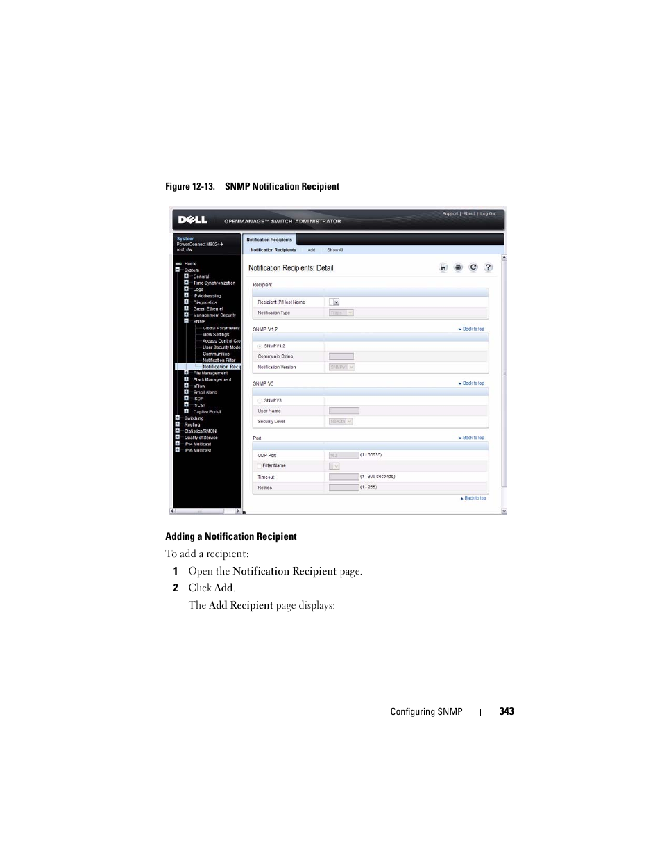 Dell POWEREDGE M1000E User Manual | Page 343 / 1246