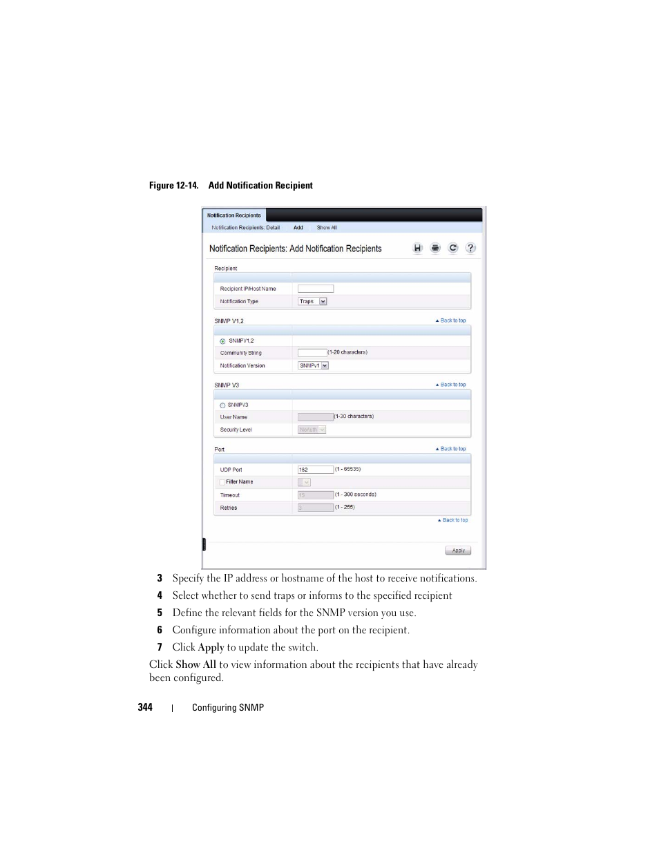 Dell POWEREDGE M1000E User Manual | Page 344 / 1246