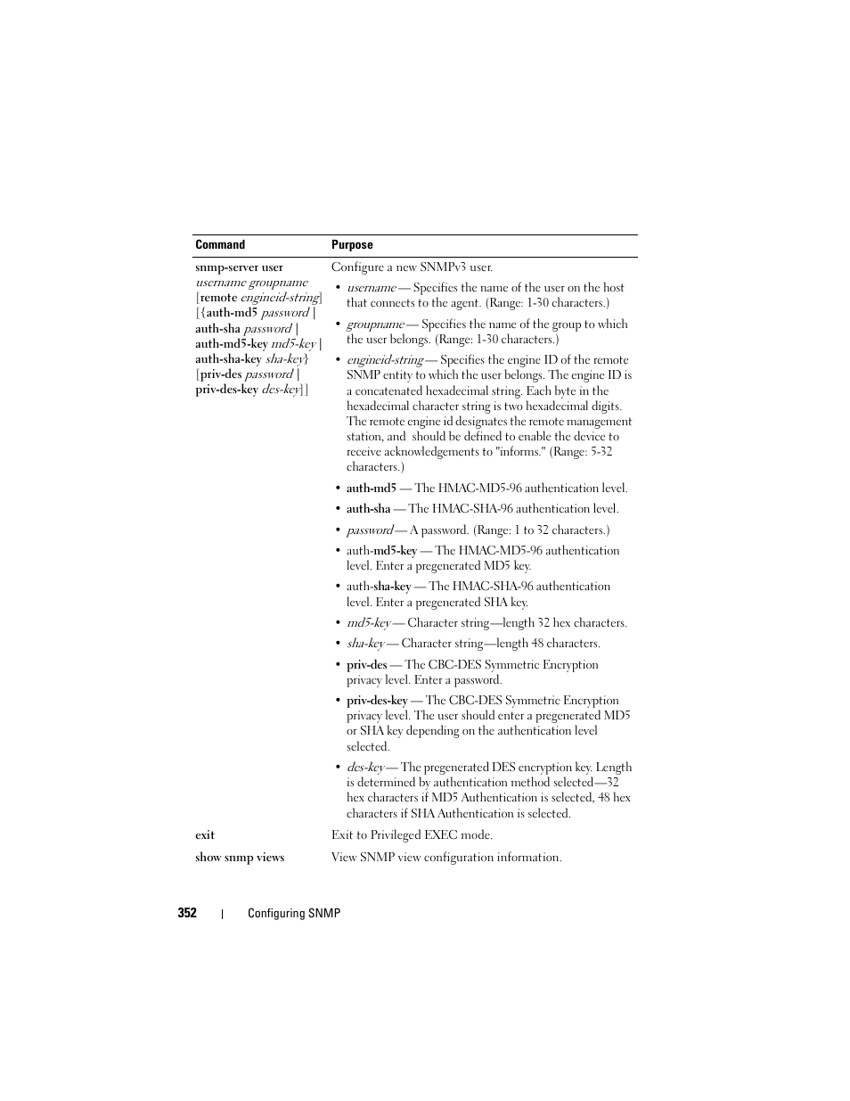 Dell POWEREDGE M1000E User Manual | Page 352 / 1246