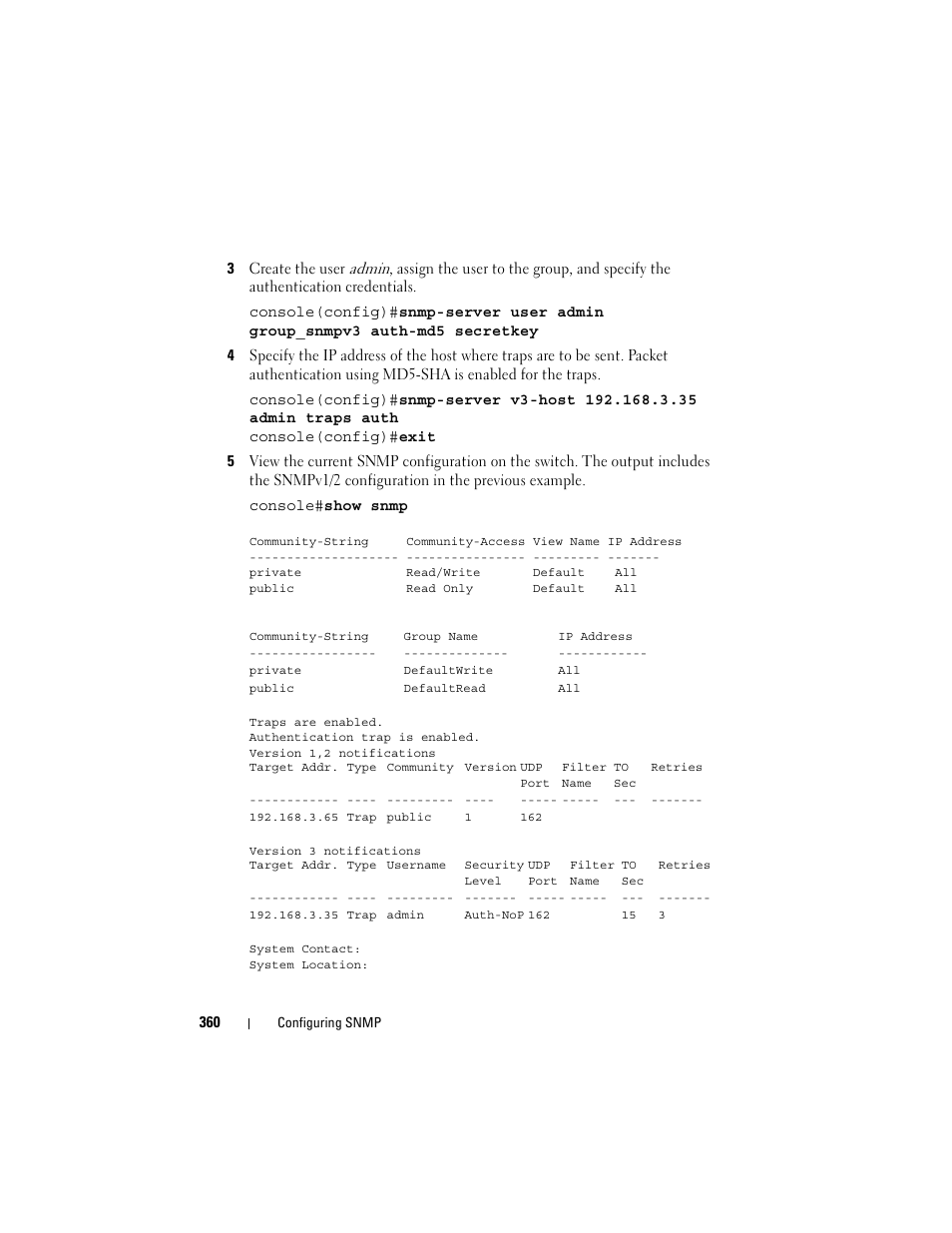 Dell POWEREDGE M1000E User Manual | Page 360 / 1246