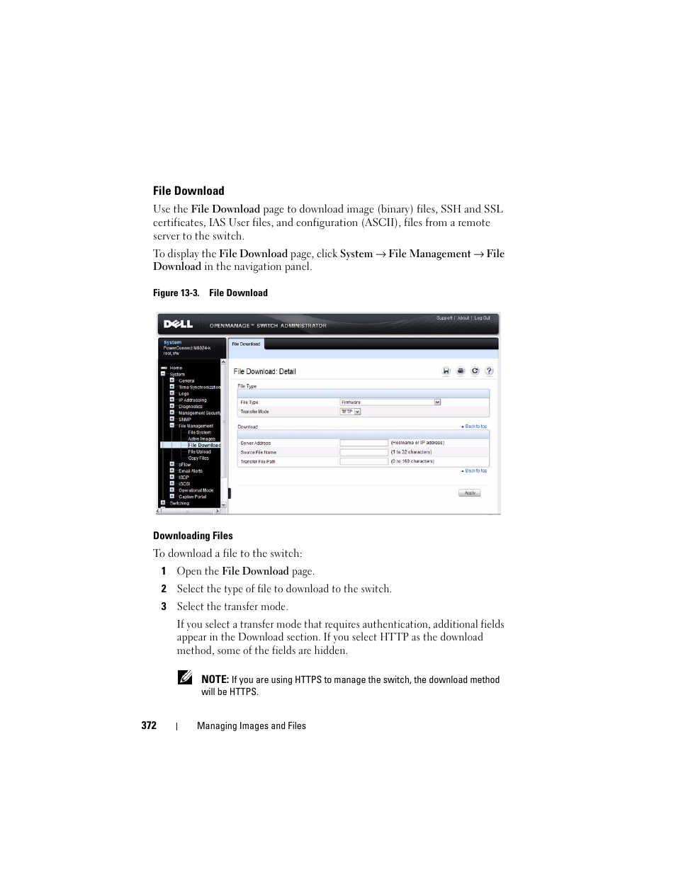 File download | Dell POWEREDGE M1000E User Manual | Page 372 / 1246