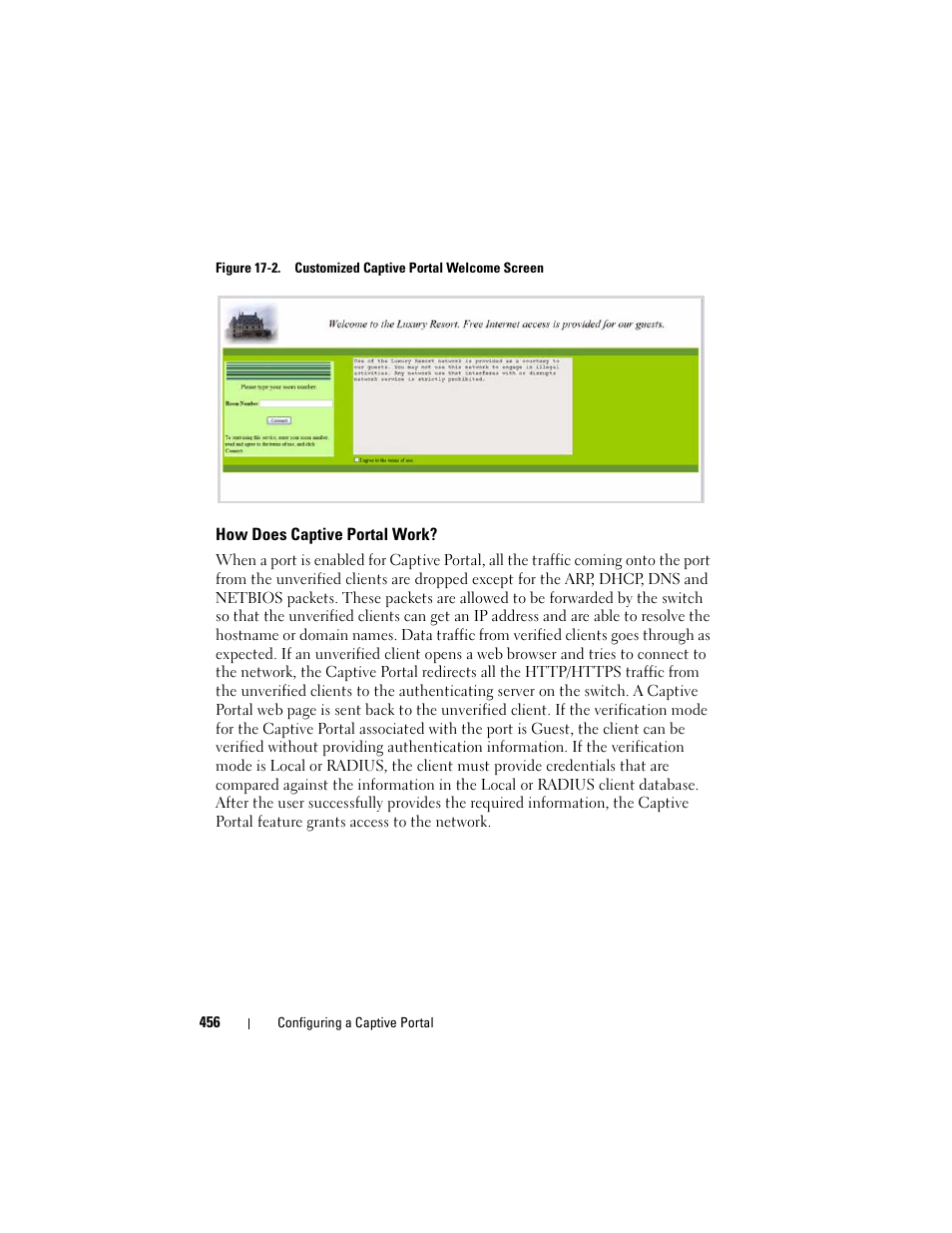 How does captive portal work | Dell POWEREDGE M1000E User Manual | Page 456 / 1246