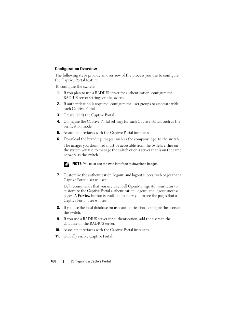 Configuration overview | Dell POWEREDGE M1000E User Manual | Page 488 / 1246