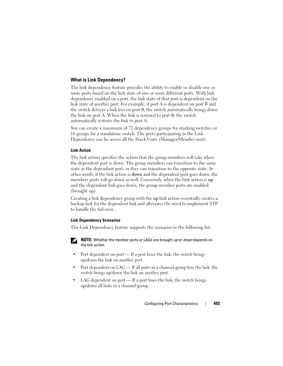 What is link dependency | Dell POWEREDGE M1000E User Manual | Page 493 / 1246