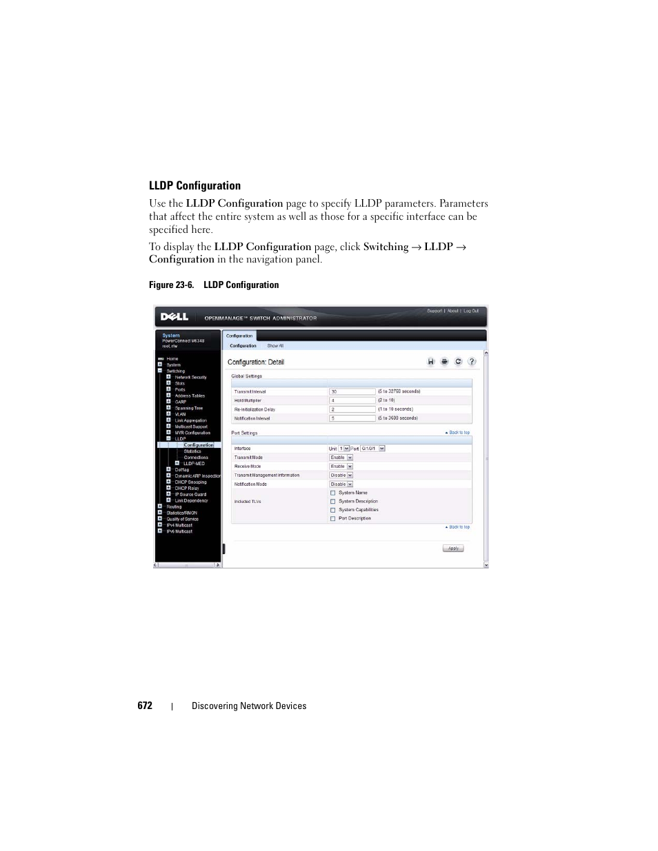 Lldp configuration | Dell POWEREDGE M1000E User Manual | Page 672 / 1246