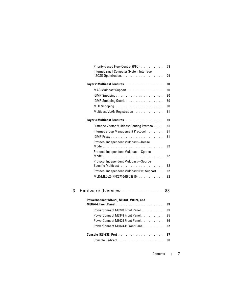 3 hardware overview | Dell POWEREDGE M1000E User Manual | Page 7 / 1246