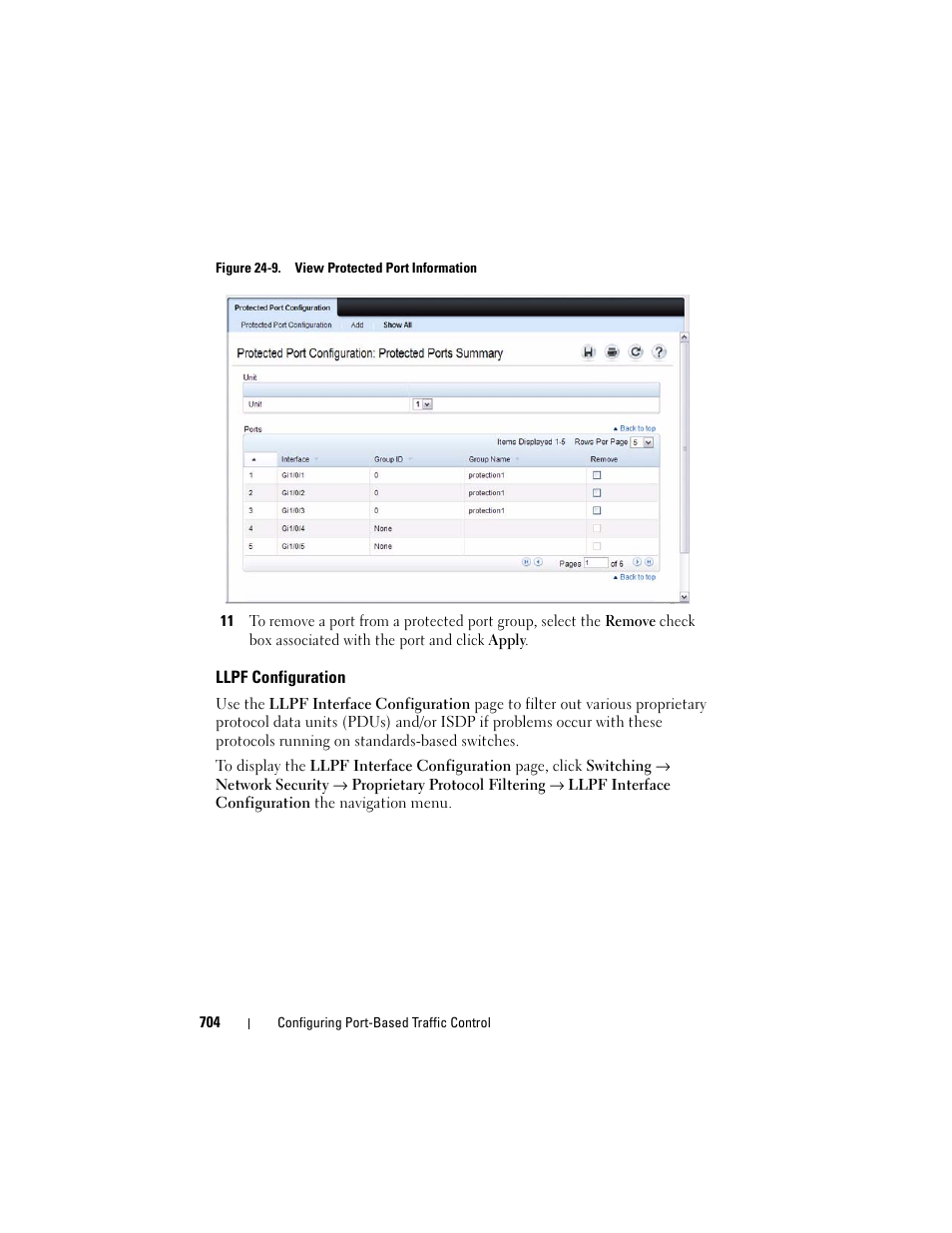 Llpf configuration | Dell POWEREDGE M1000E User Manual | Page 704 / 1246