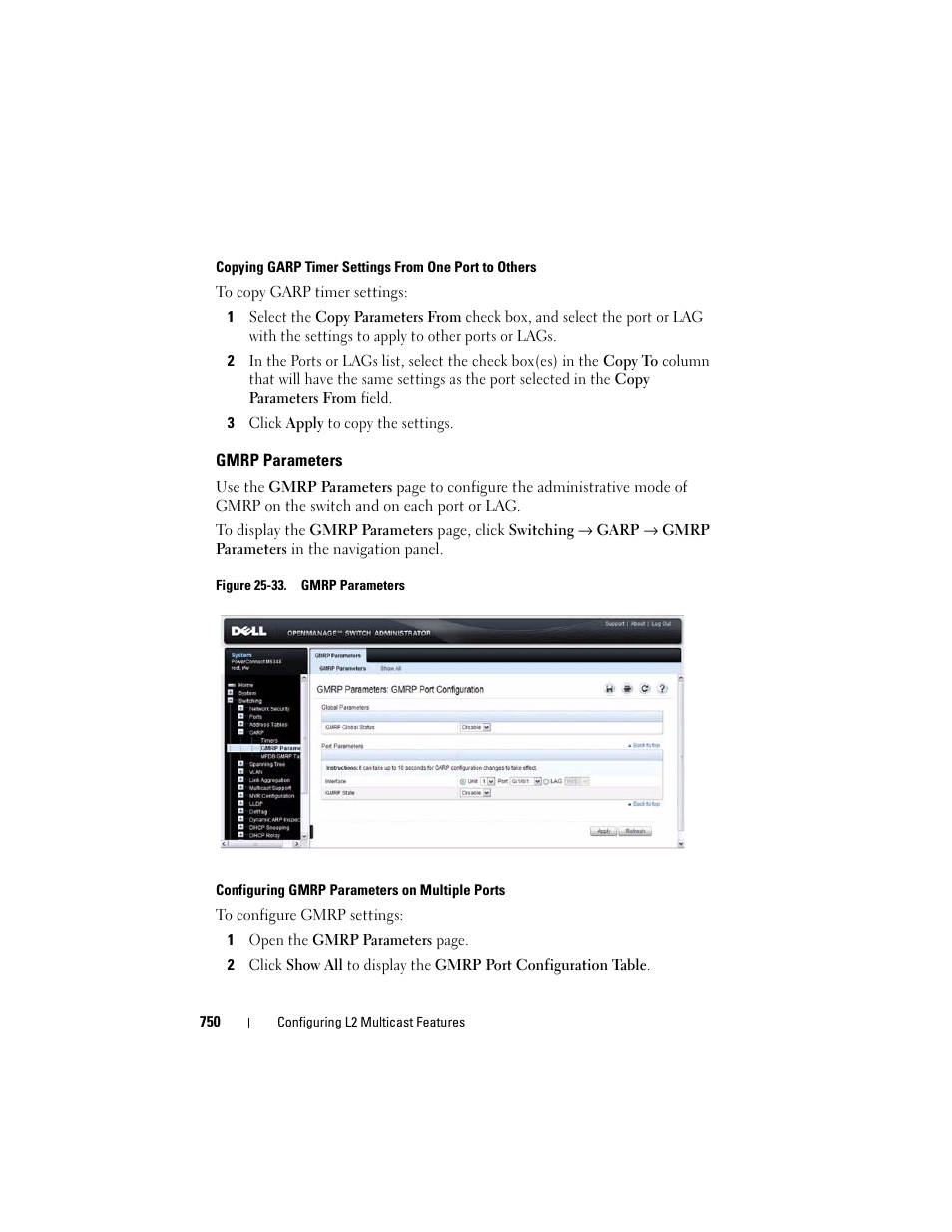 Gmrp parameters | Dell POWEREDGE M1000E User Manual | Page 750 / 1246