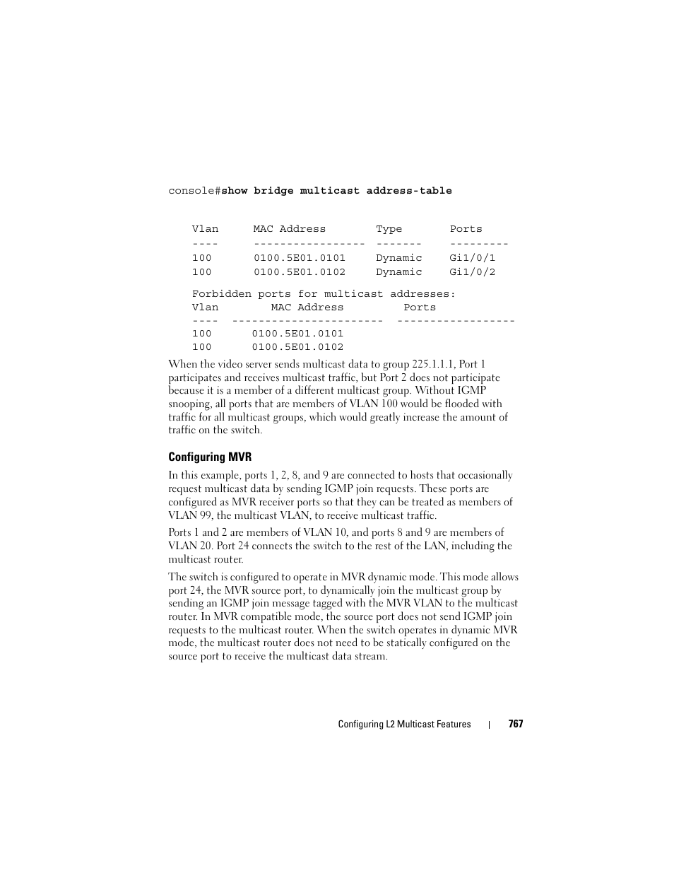 Configuring mvr | Dell POWEREDGE M1000E User Manual | Page 767 / 1246