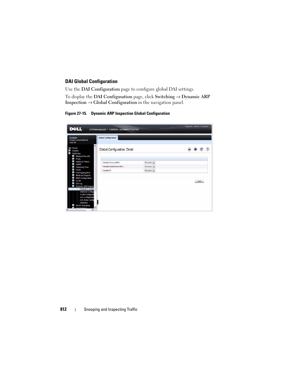 Dai global configuration | Dell POWEREDGE M1000E User Manual | Page 812 / 1246