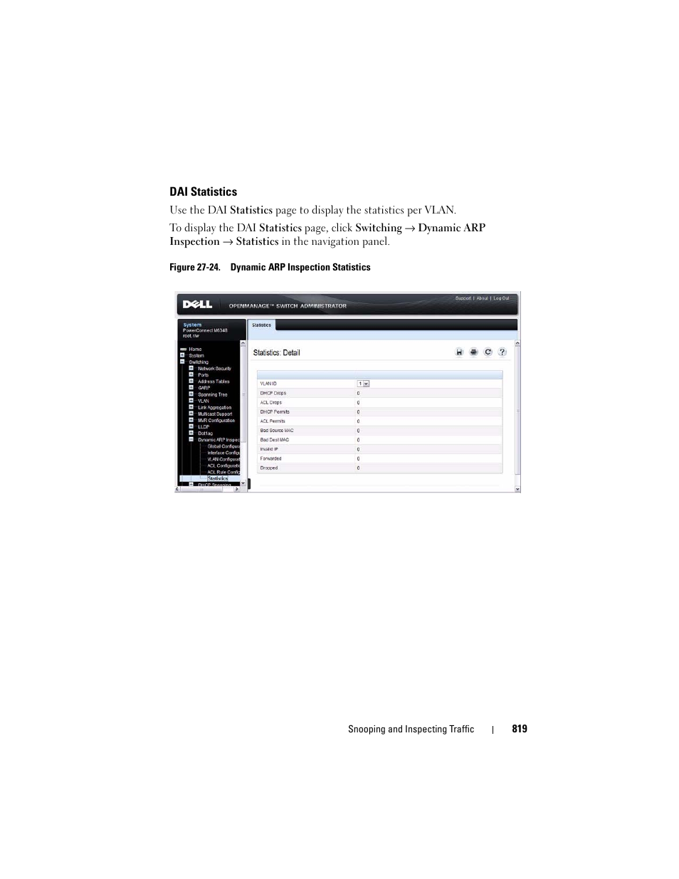 Dai statistics | Dell POWEREDGE M1000E User Manual | Page 819 / 1246