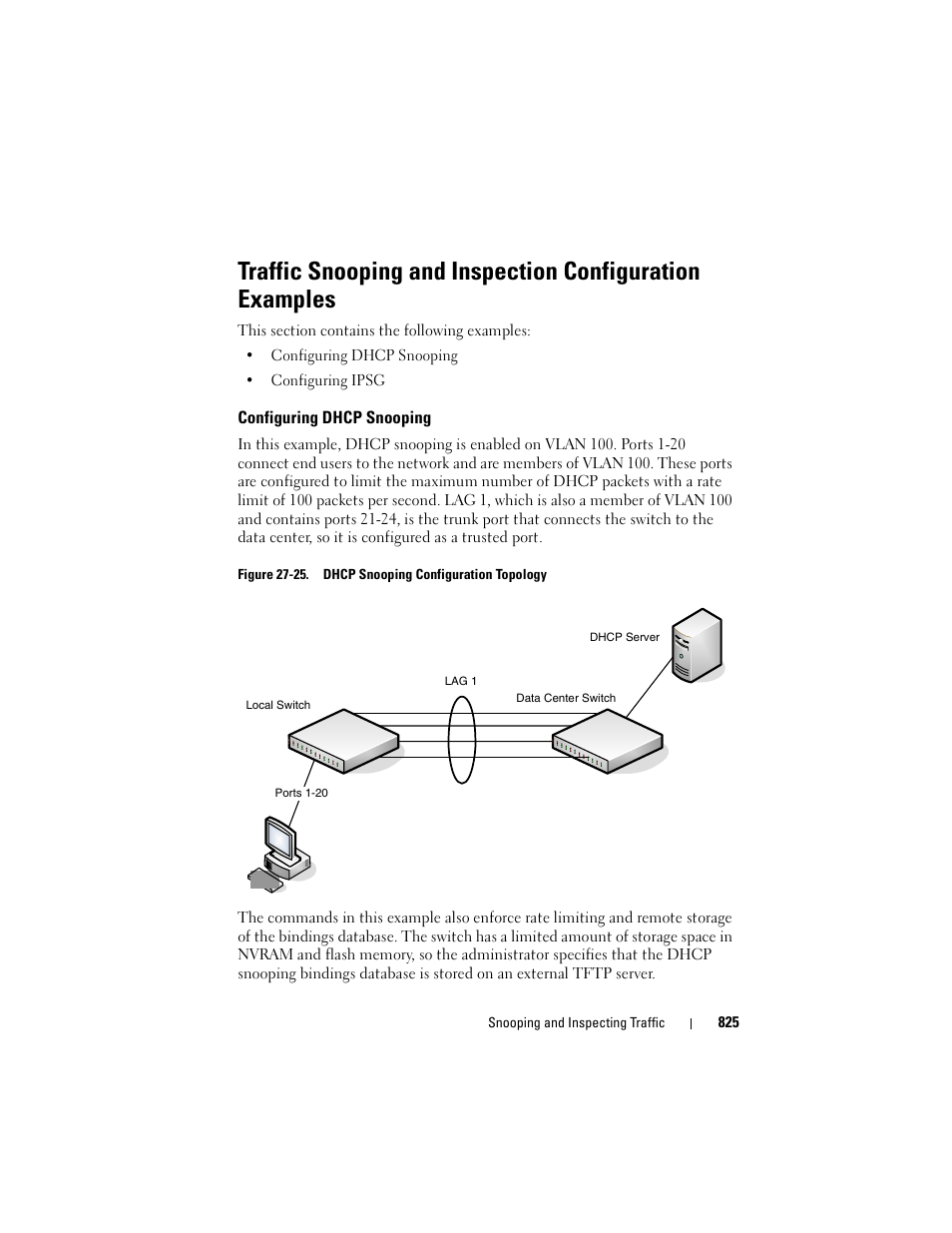 Configuring dhcp snooping | Dell POWEREDGE M1000E User Manual | Page 825 / 1246