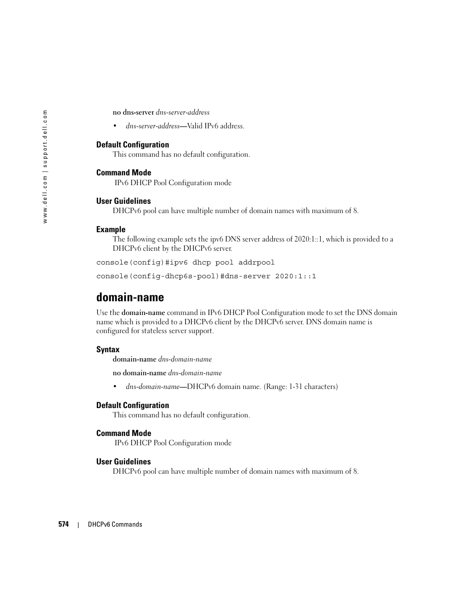 Domain-name | Dell PowerEdge M605 User Manual | Page 574 / 808