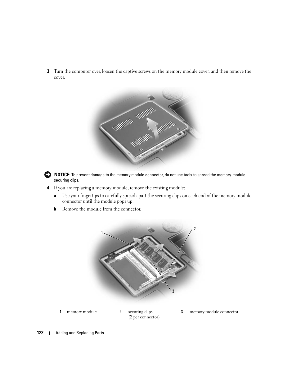 Dell XPS M1710 (MXG061, Early 2006) User Manual | Page 122 / 190