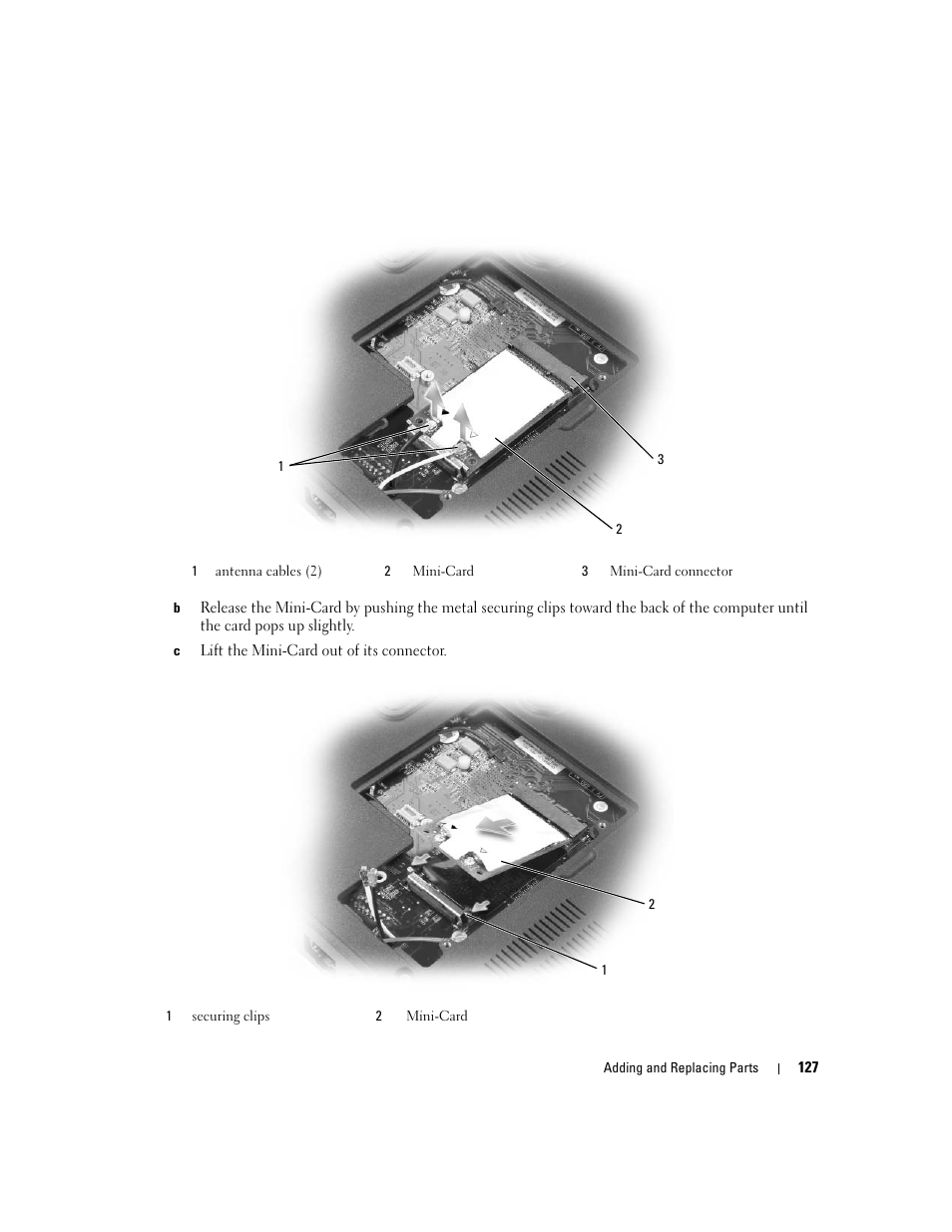 Dell XPS M1710 (MXG061, Early 2006) User Manual | Page 127 / 190