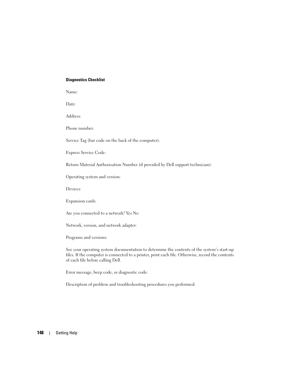 Dell XPS M1710 (MXG061, Early 2006) User Manual | Page 148 / 190