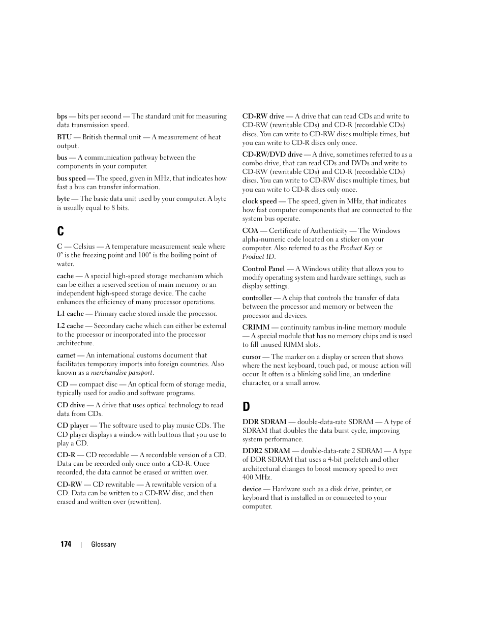 Dell XPS M1710 (MXG061, Early 2006) User Manual | Page 174 / 190