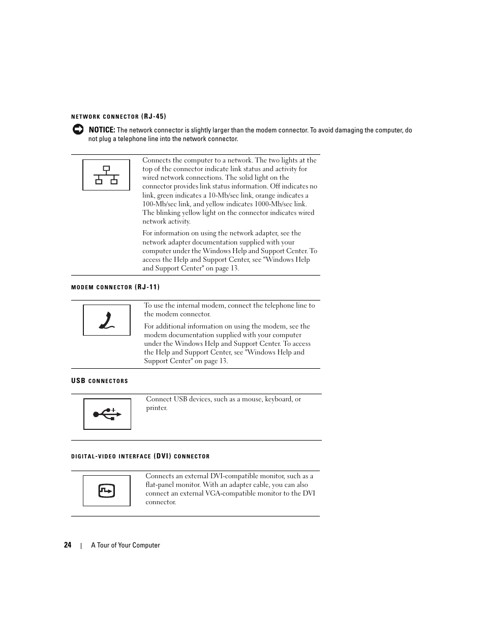 Dell XPS M1710 (MXG061, Early 2006) User Manual | Page 24 / 190