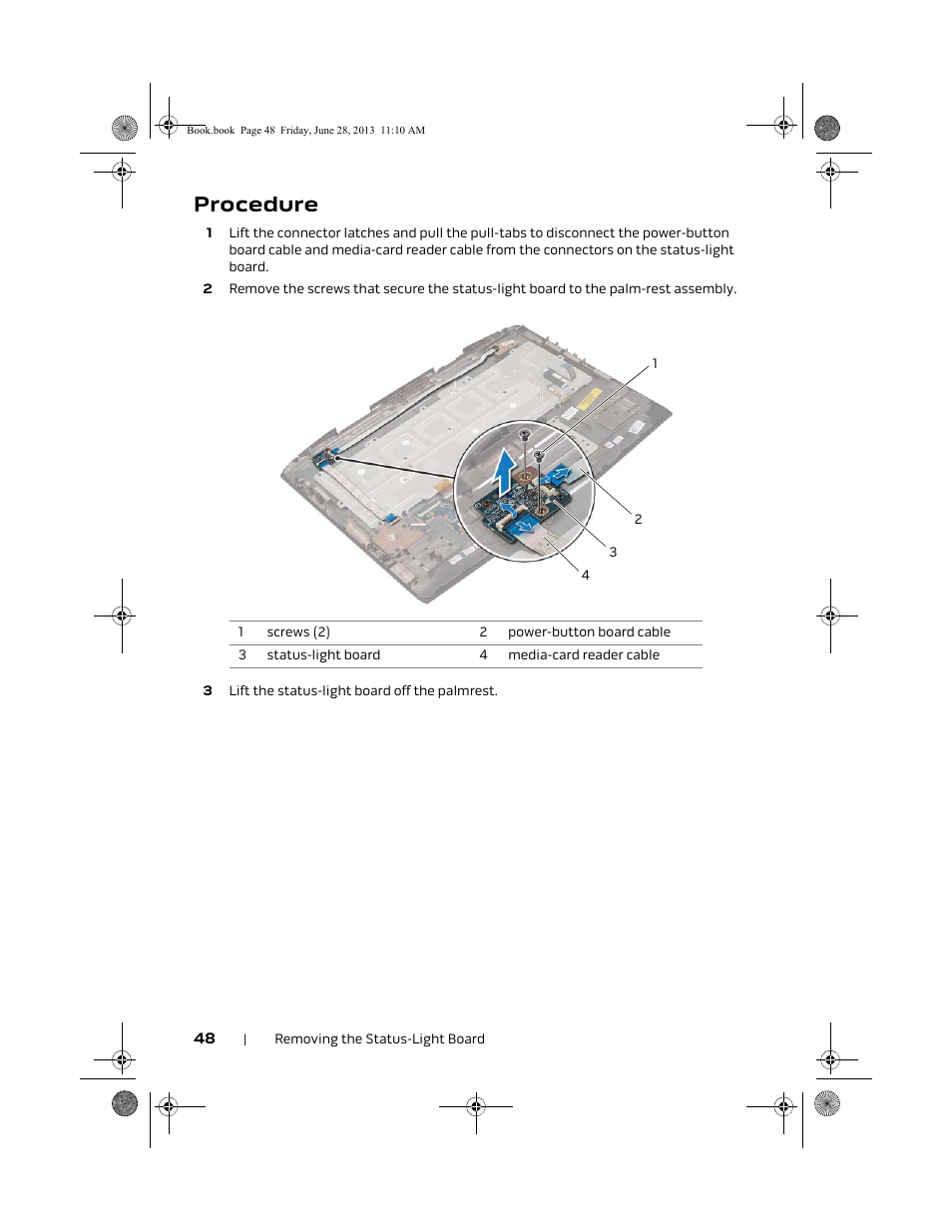 Procedure | Dell Alienware 18 (Mid 2013) User Manual | Page 48 / 119
