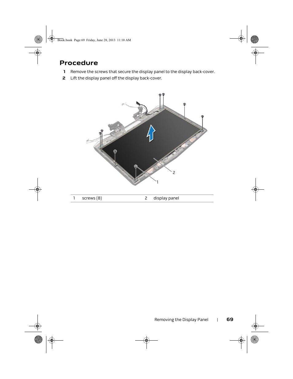 Procedure | Dell Alienware 18 (Mid 2013) User Manual | Page 69 / 119
