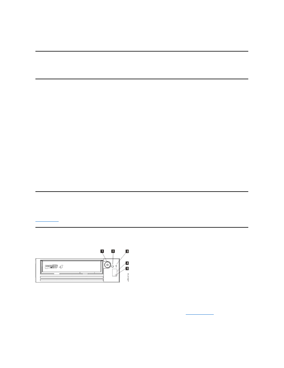 Encryption, Features, Tape backup software | Front panel | Dell PowerVault LTO4-120HH User Manual | Page 25 / 49
