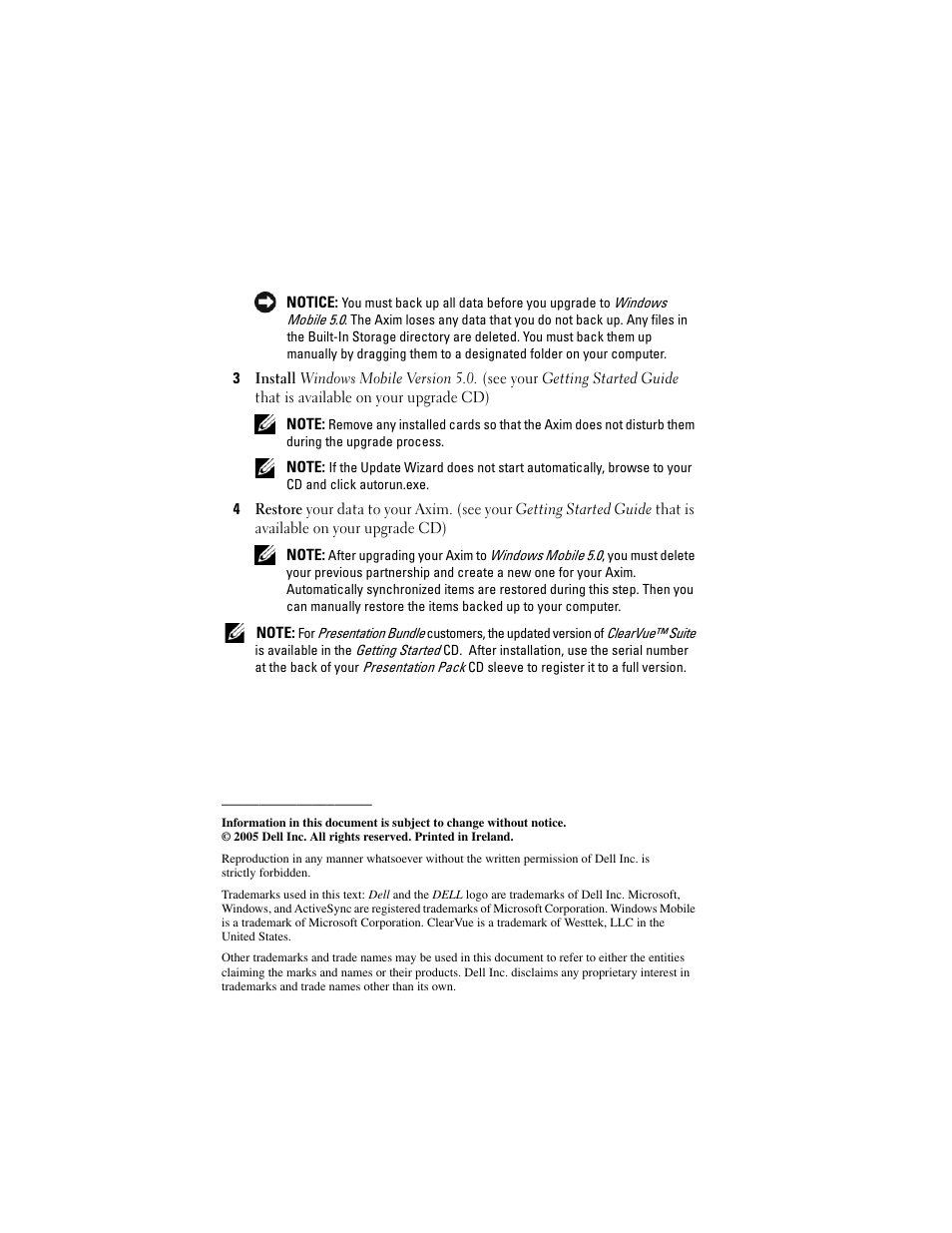 Dell X50 Upgrade User Manual | Page 2 / 12