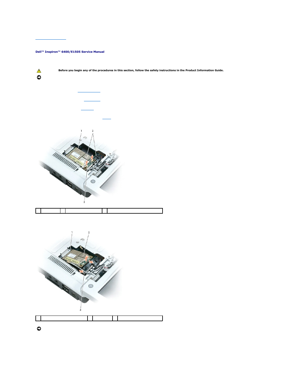 Mini-card | Dell Inspiron 6400 User Manual | Page 10 / 45