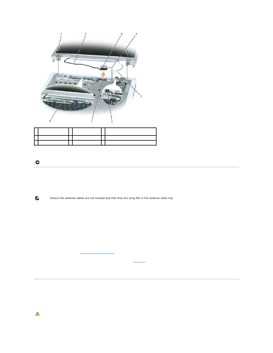 Replacing the display assembly, Display bezel, Removing the display bezel | Dell Inspiron 6400 User Manual | Page 18 / 45