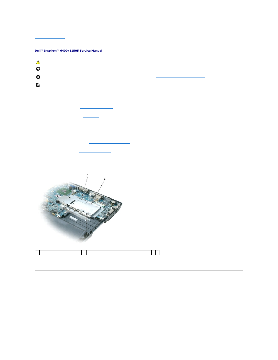 Expresscard/hard-drive bay assembly | Dell Inspiron 6400 User Manual | Page 9 / 45