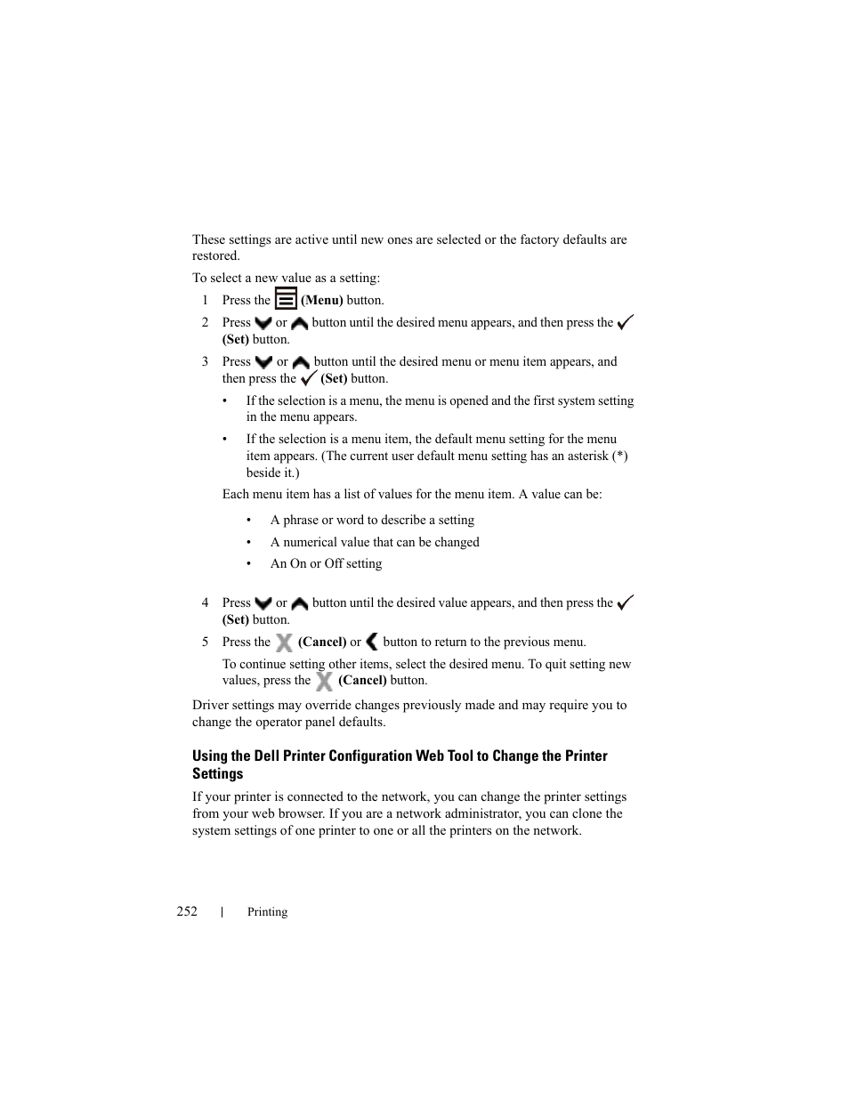 Dell 2150cn/cdn Color Laser Printer User Manual | Page 254 / 495