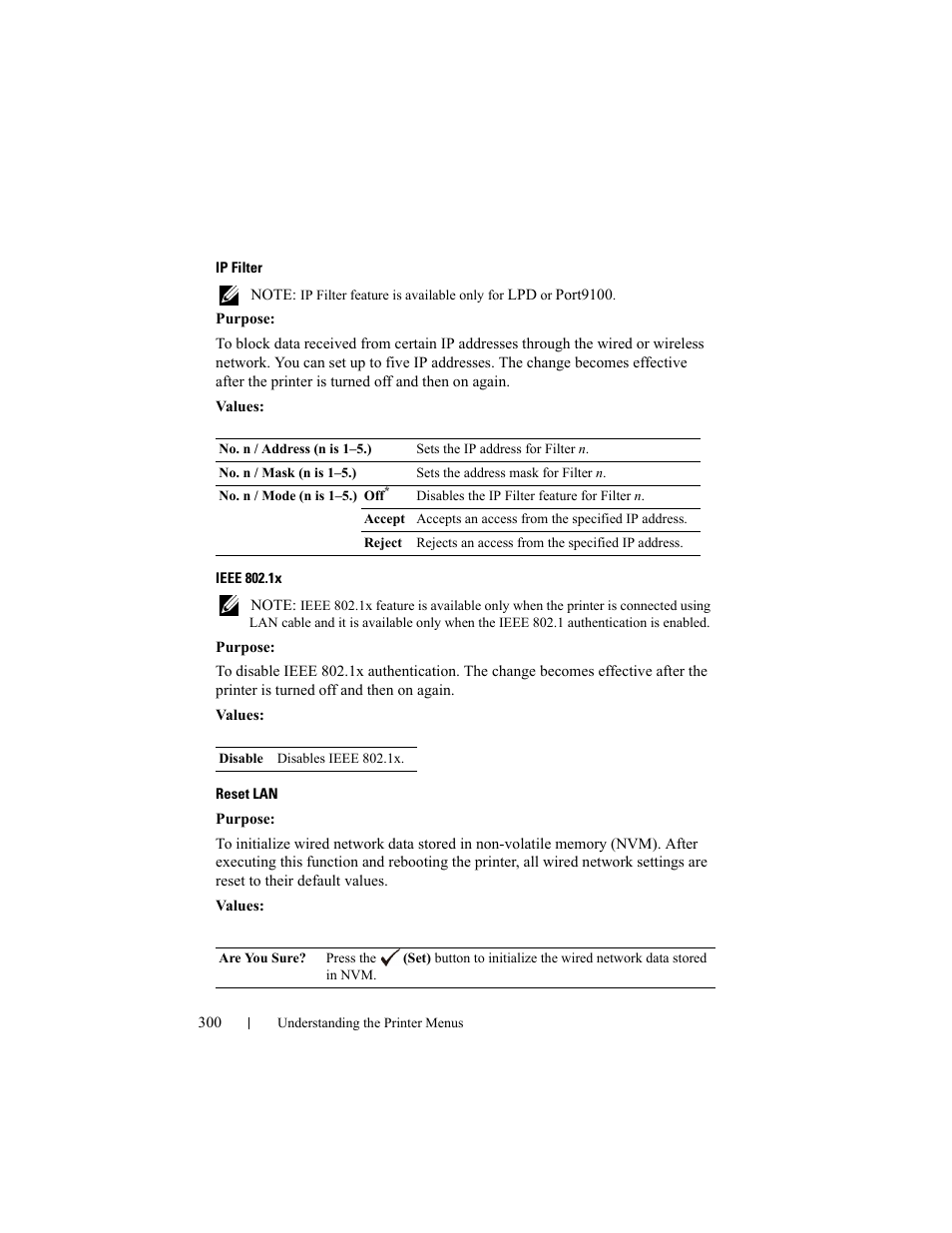 Dell 2150cn/cdn Color Laser Printer User Manual | Page 302 / 495