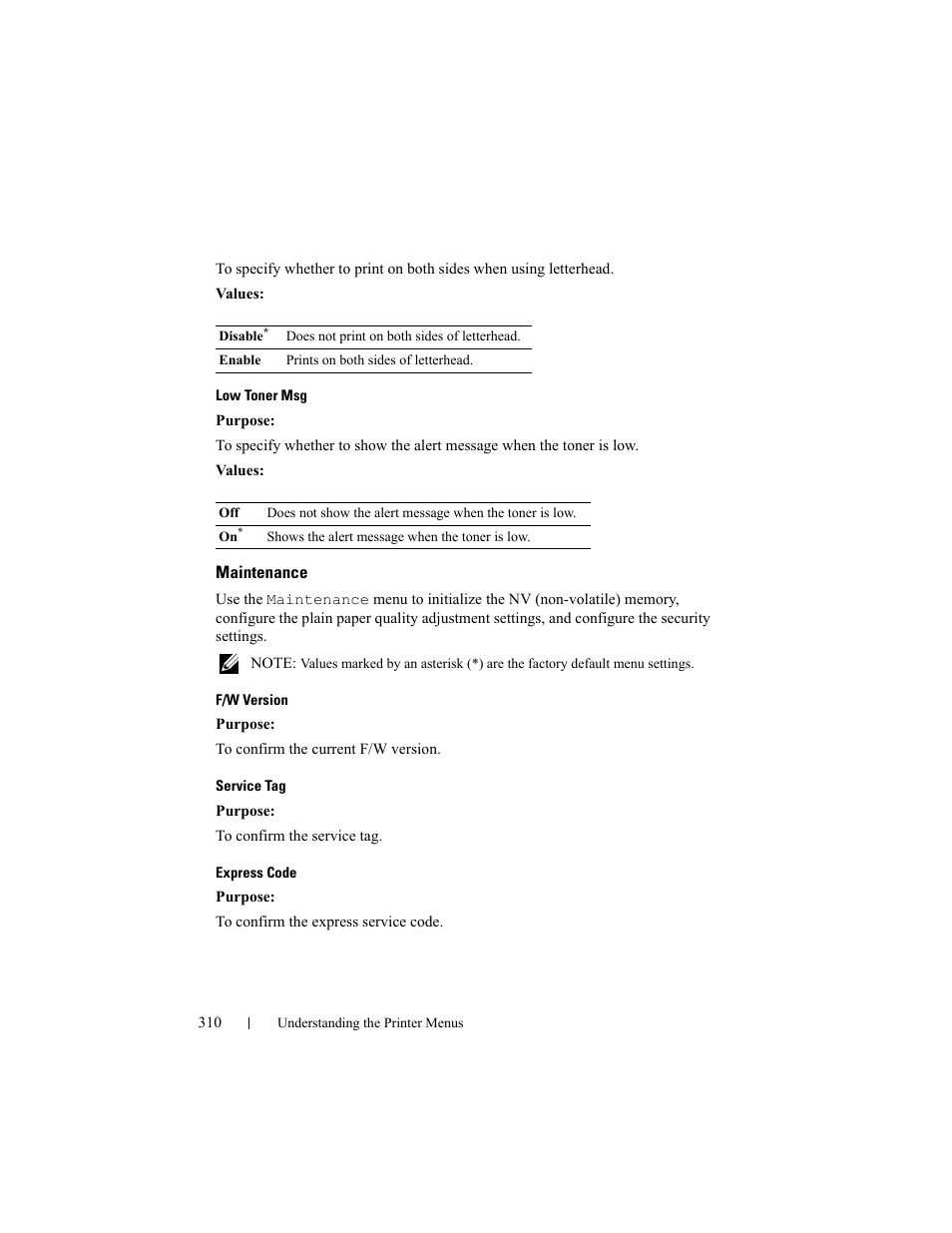 Maintenance | Dell 2150cn/cdn Color Laser Printer User Manual | Page 312 / 495