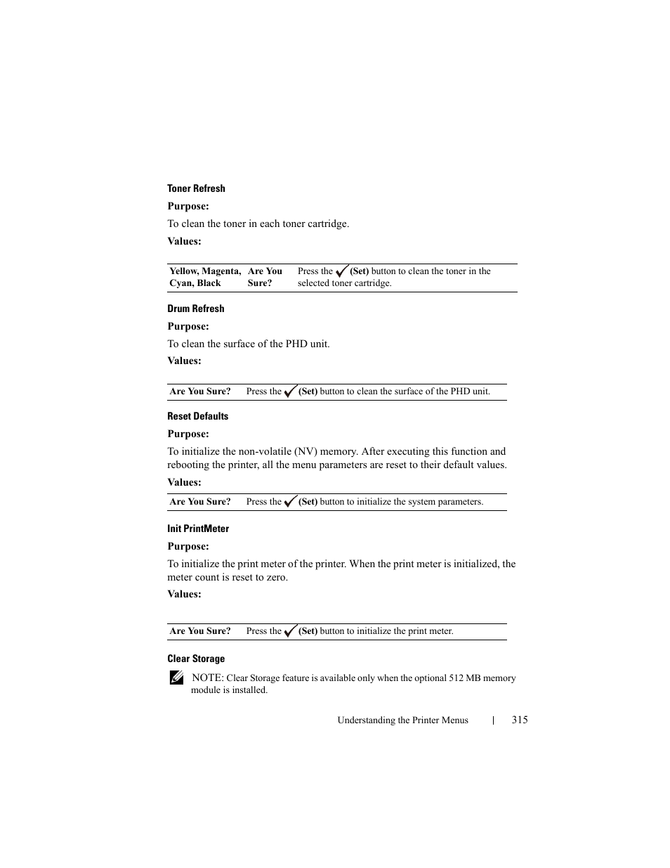 Dell 2150cn/cdn Color Laser Printer User Manual | Page 317 / 495