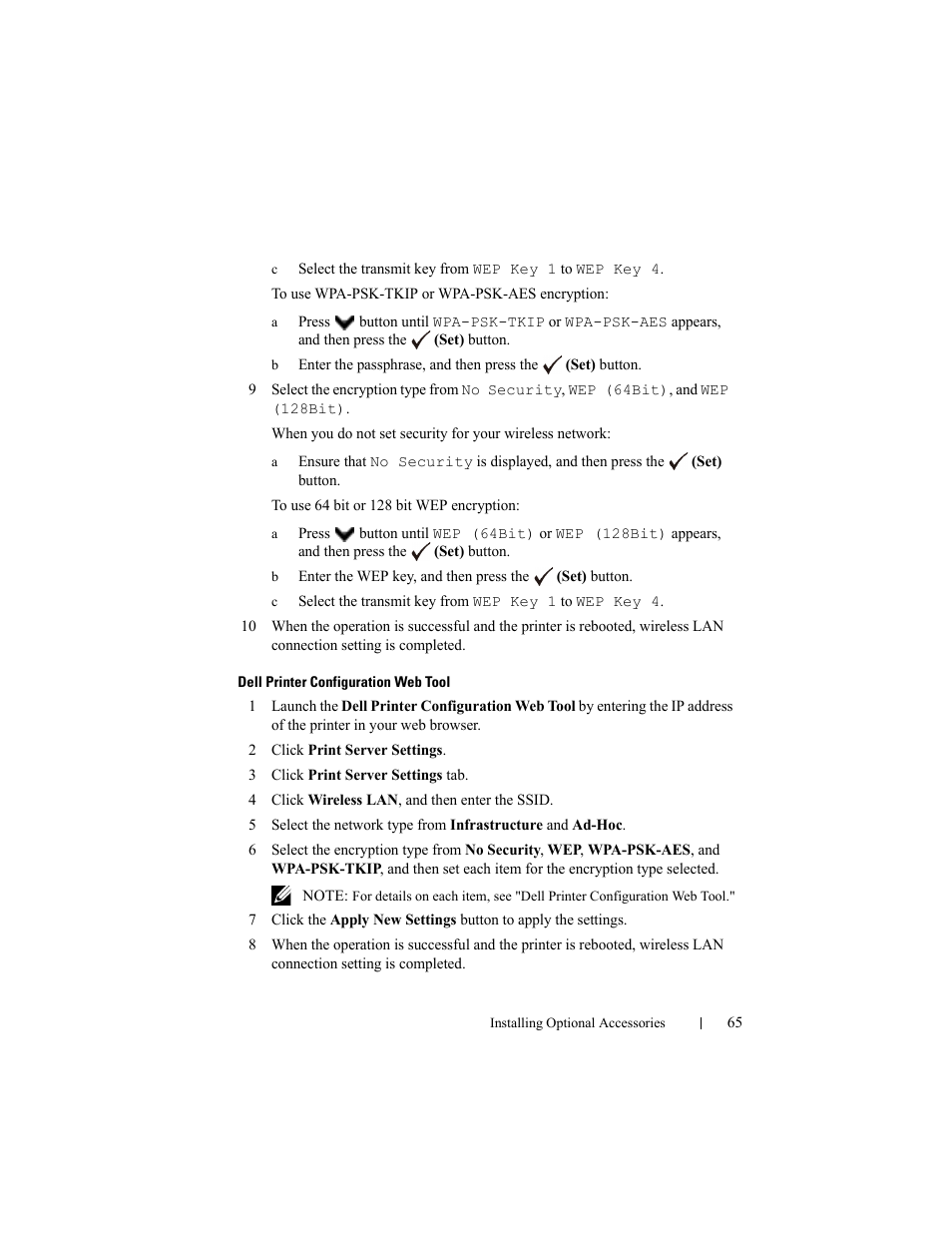 Dell 2150cn/cdn Color Laser Printer User Manual | Page 67 / 495