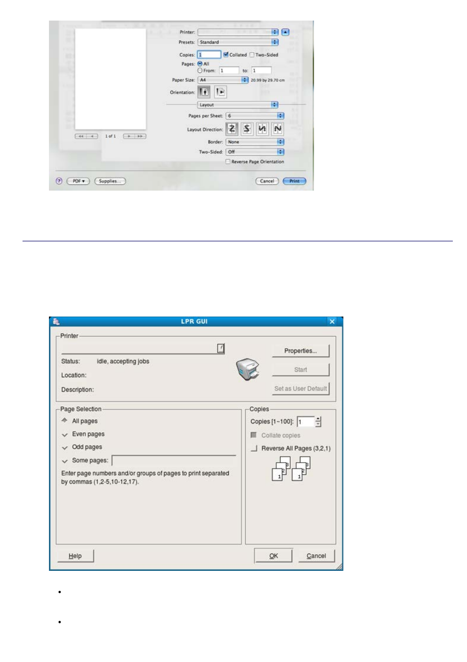 Linux printing | Dell 1133 Laser Mono Printer User Manual | Page 36 / 88