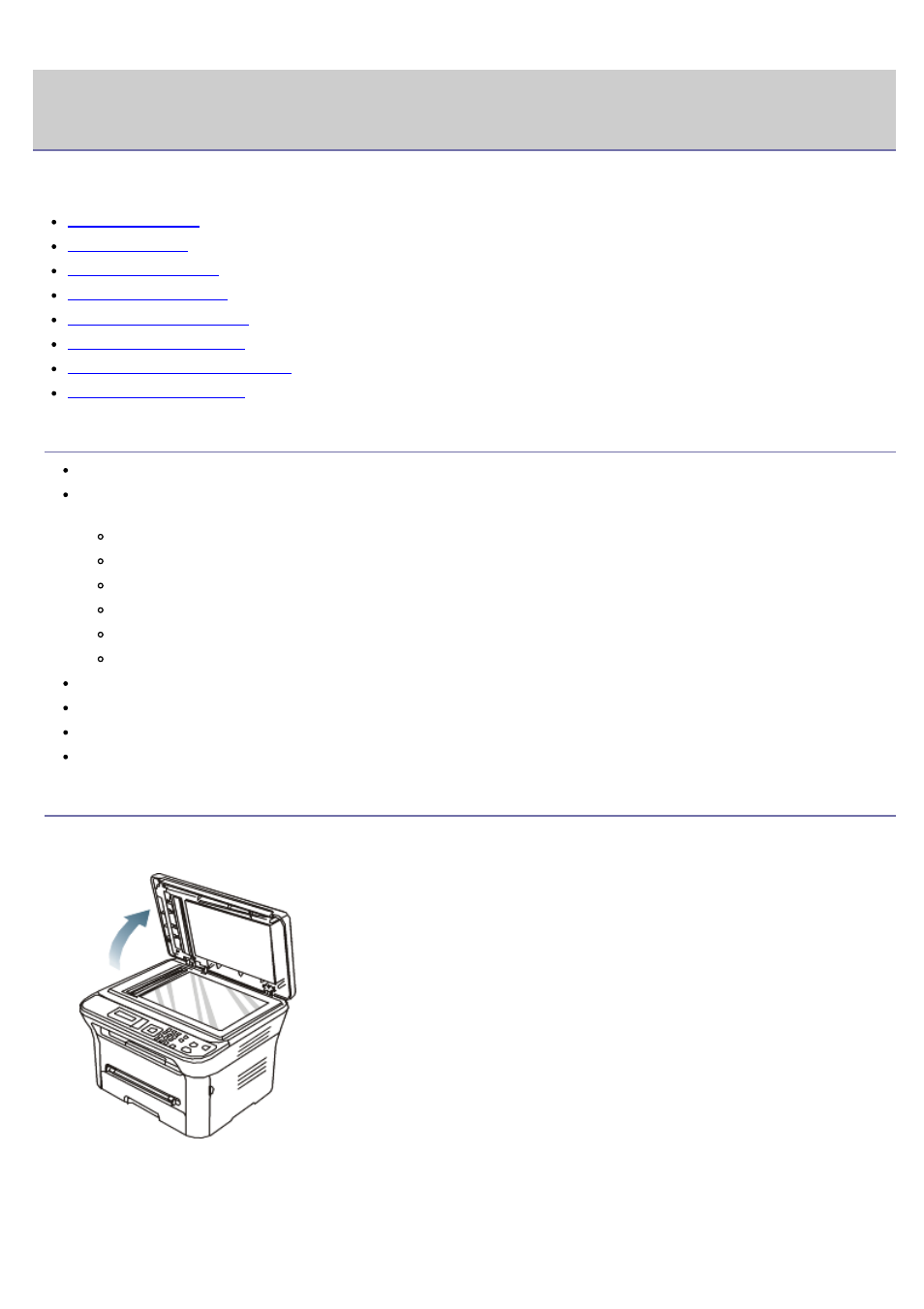 Media and tray, Preparing originals, Loading originals | Dell 1133 Laser Mono Printer User Manual | Page 38 / 88