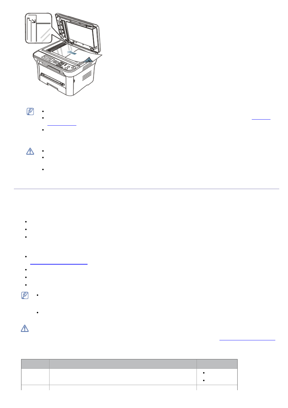 Selecting print media, Guidelines to select the print media, Media sizes supported in each mode | Dell 1133 Laser Mono Printer User Manual | Page 39 / 88