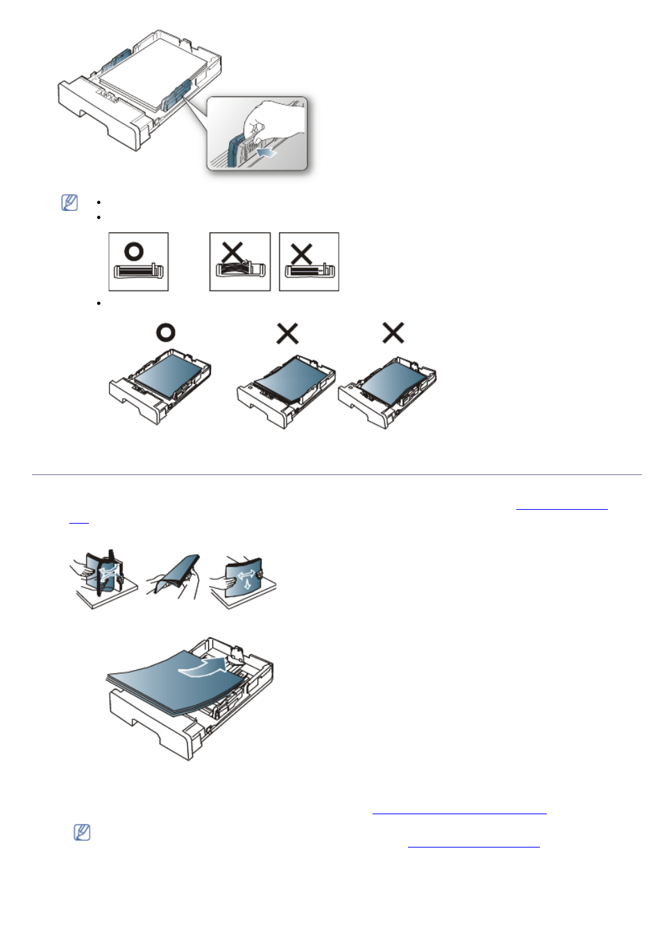 Loading paper in the tray, Loading paper in the, Tray | Tray 1, Manual tray | Dell 1133 Laser Mono Printer User Manual | Page 41 / 88
