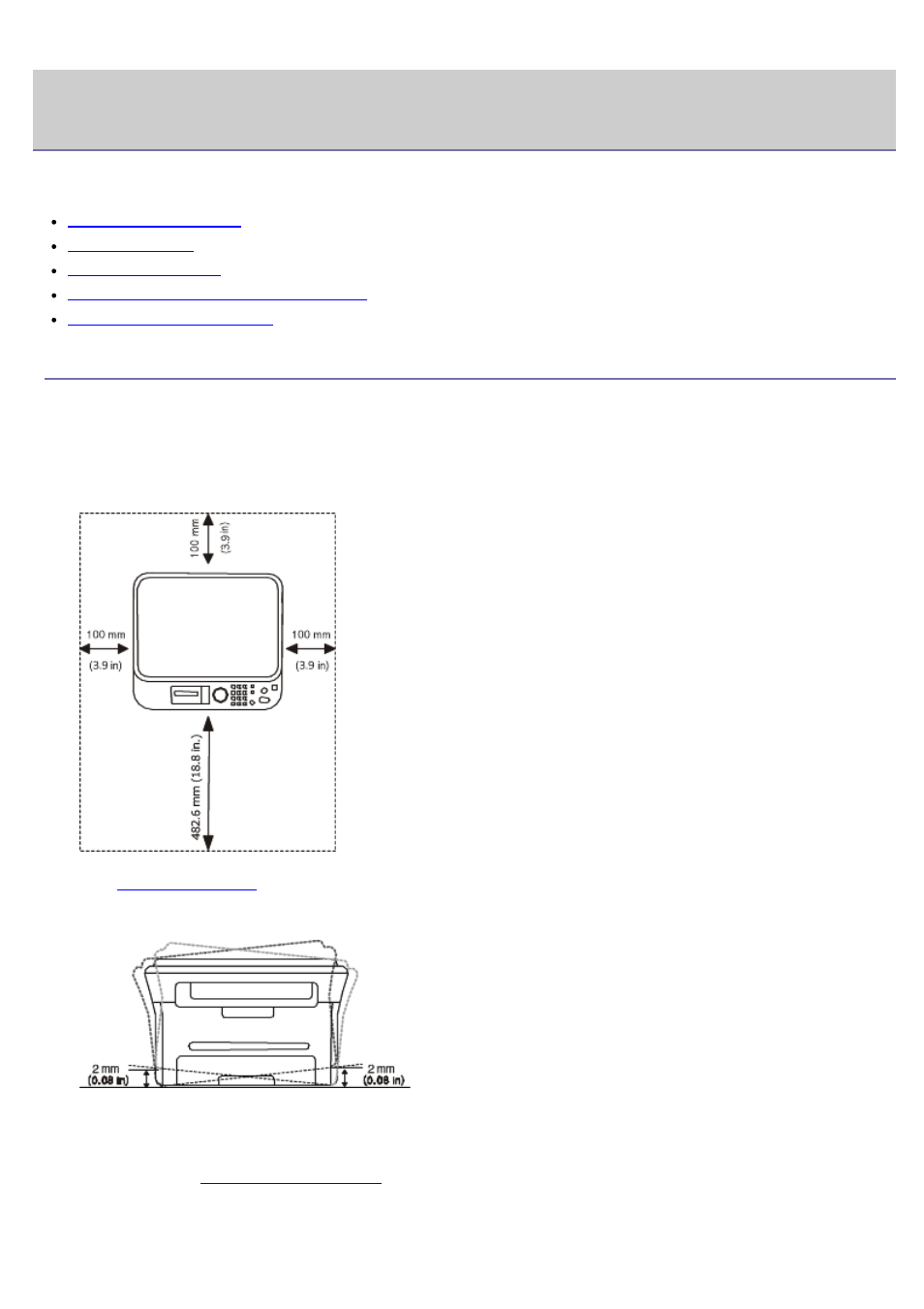 Getting started, Setting up the hardware | Dell 1133 Laser Mono Printer User Manual | Page 59 / 88