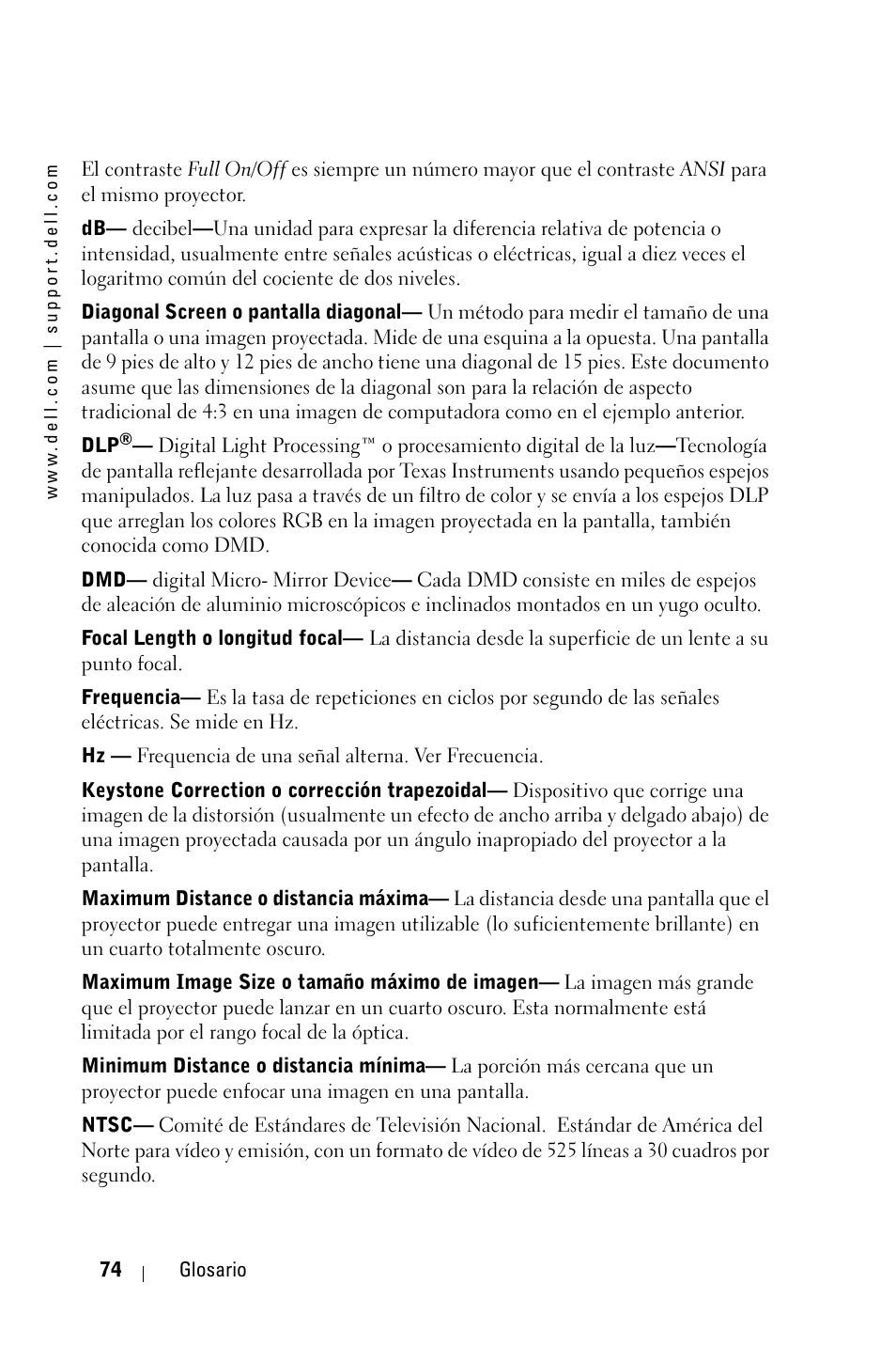 Dell 1800MP Projector User Manual | Page 230 / 312