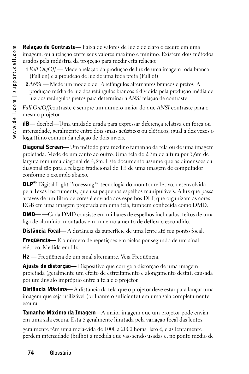 Dell 1800MP Projector User Manual | Page 308 / 312