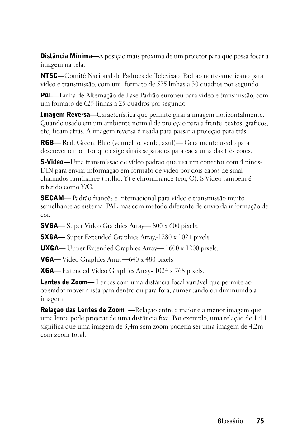 Dell 1800MP Projector User Manual | Page 309 / 312