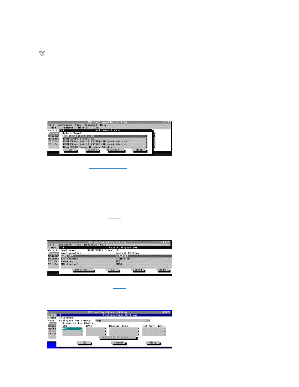 Adding a listed card | Dell OptiPlex GX1p User Manual | Page 62 / 68