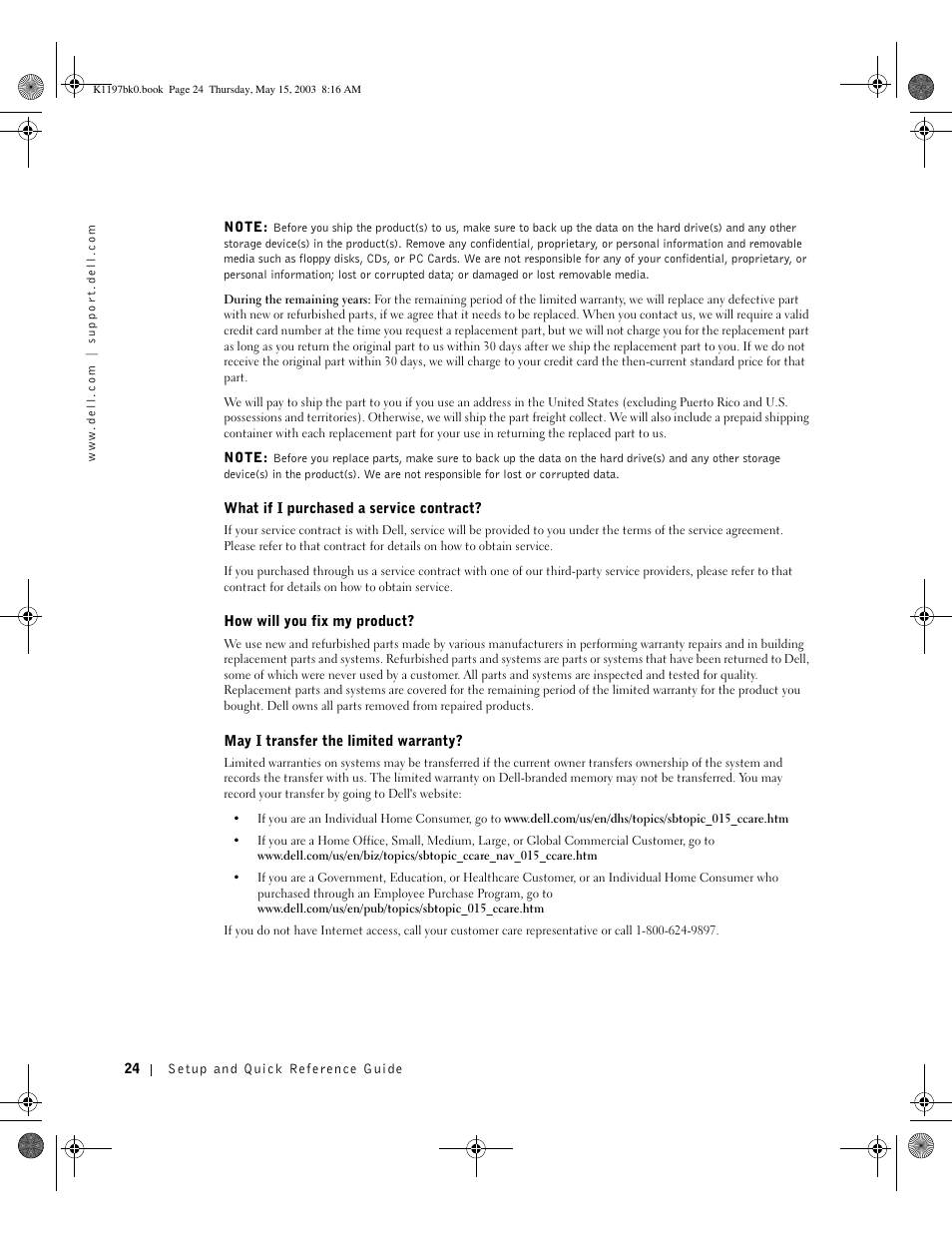 Dell OptiPlex 160L User Manual | Page 26 / 38