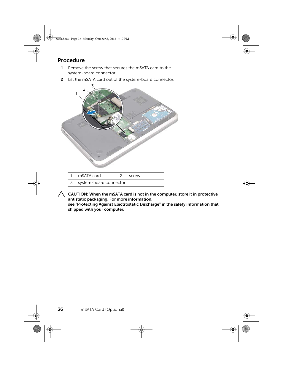 Procedure | Dell Inspiron 17R (5720, Mid 2012) User Manual | Page 36 / 102