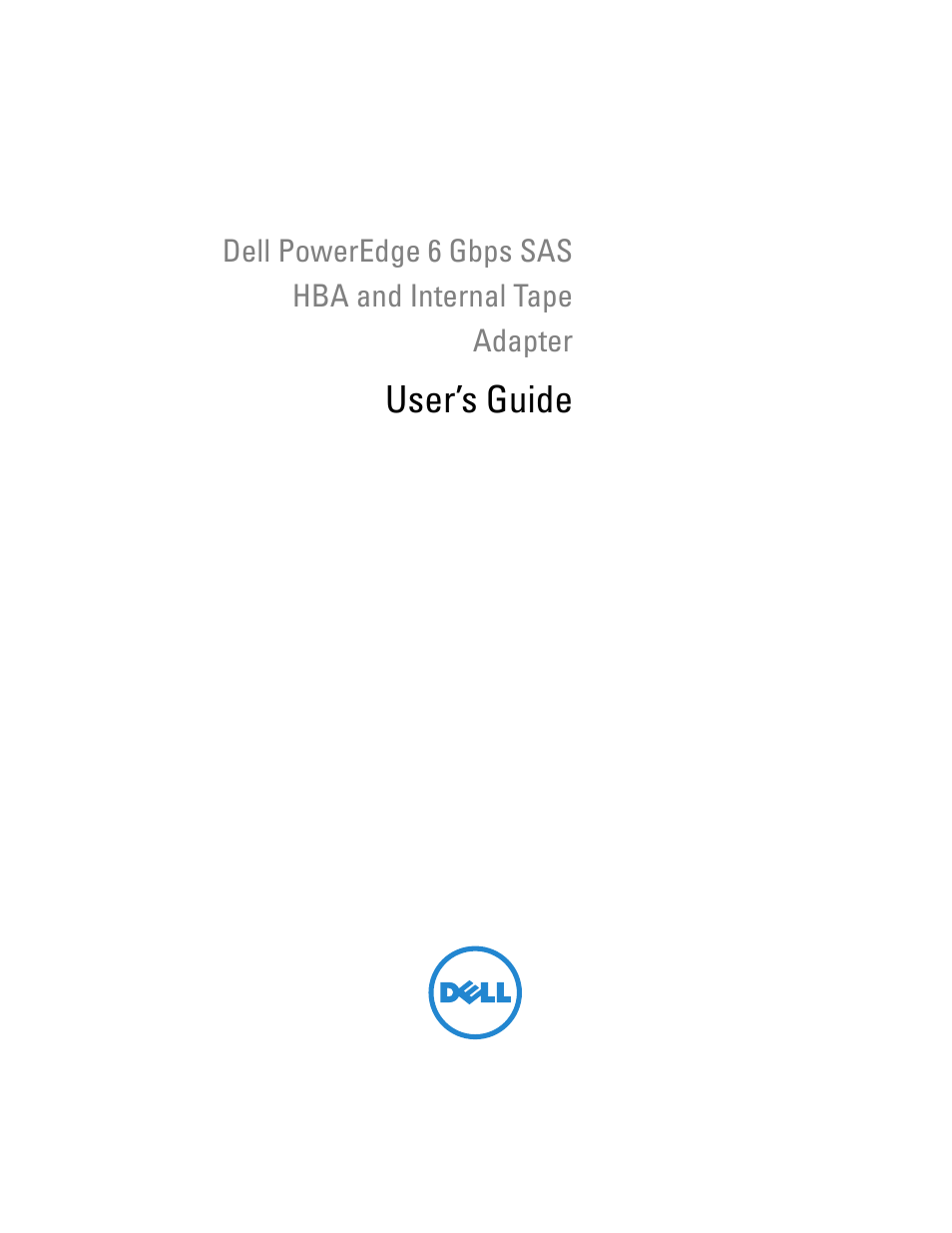 Dell 6 GBps SAS HBA User Manual | 36 pages