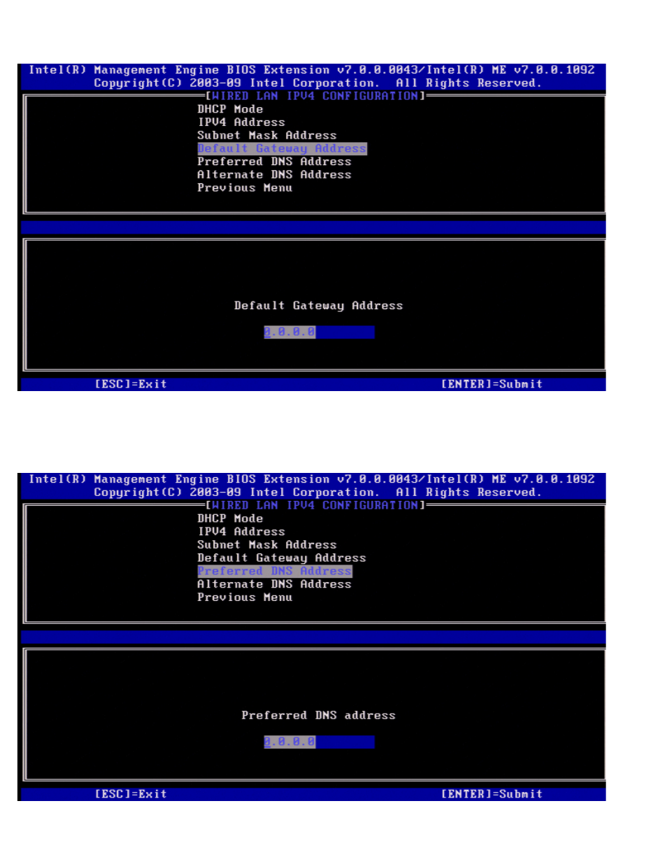 Preferred dns address | Dell OptiPlex 990 (Early 2011) User Manual | Page 33 / 107