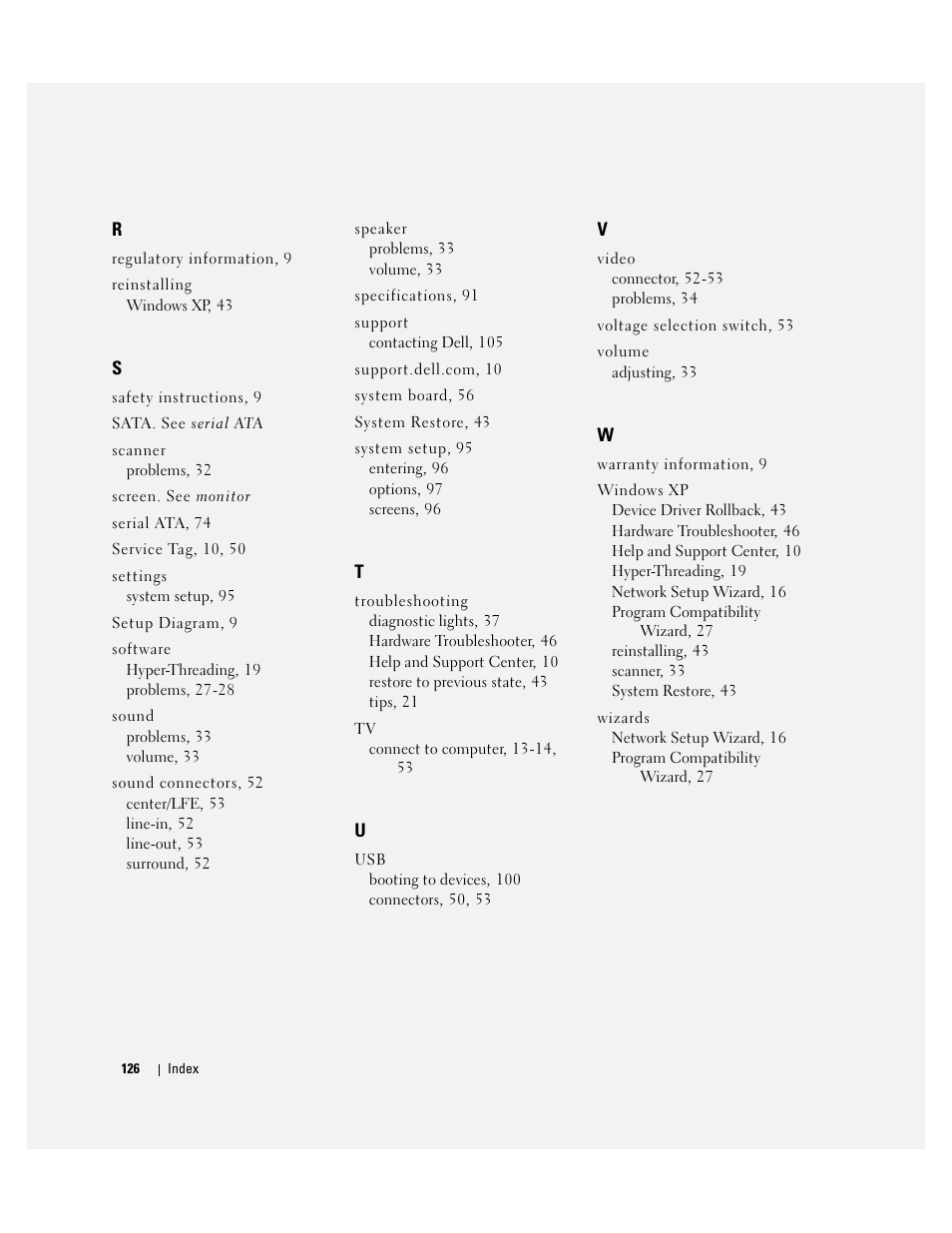 Dell Dimension 4700 User Manual | Page 126 / 126