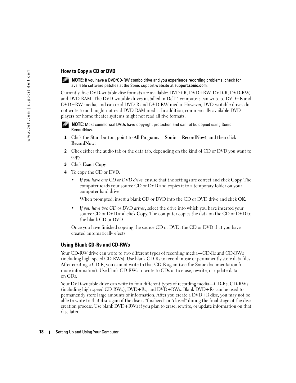 Dell Dimension 4700 User Manual | Page 18 / 126